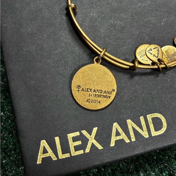 Alex and Ani gold A initial bracelet - Picture 2 of 2